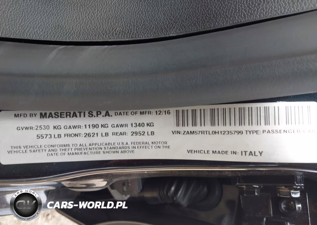 2017 Maserati Ghibli S Q4 VIN:ZAM57RTL0H1235799 - 9