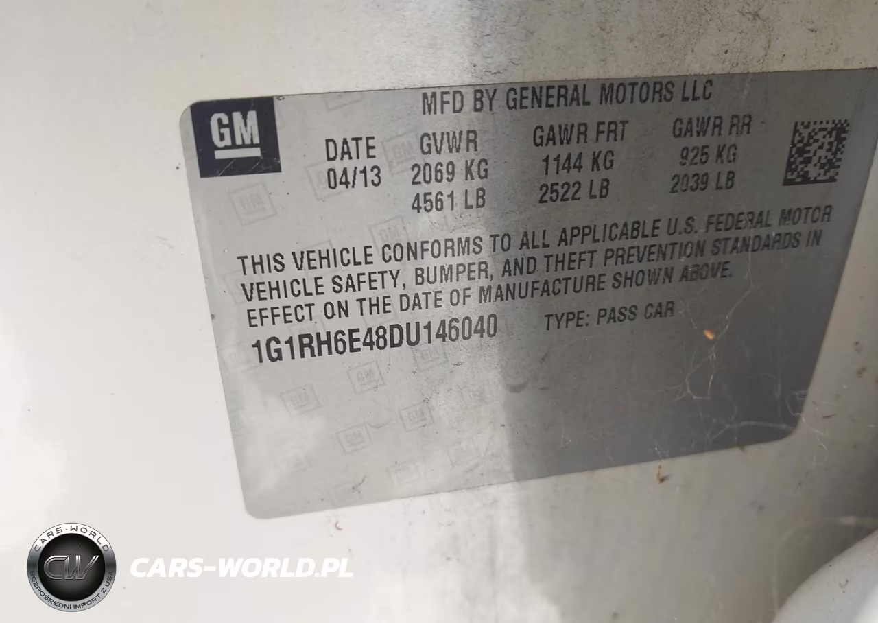 2013 Chevrolet Volt VIN:1G1RH6E48DU146040 - 9