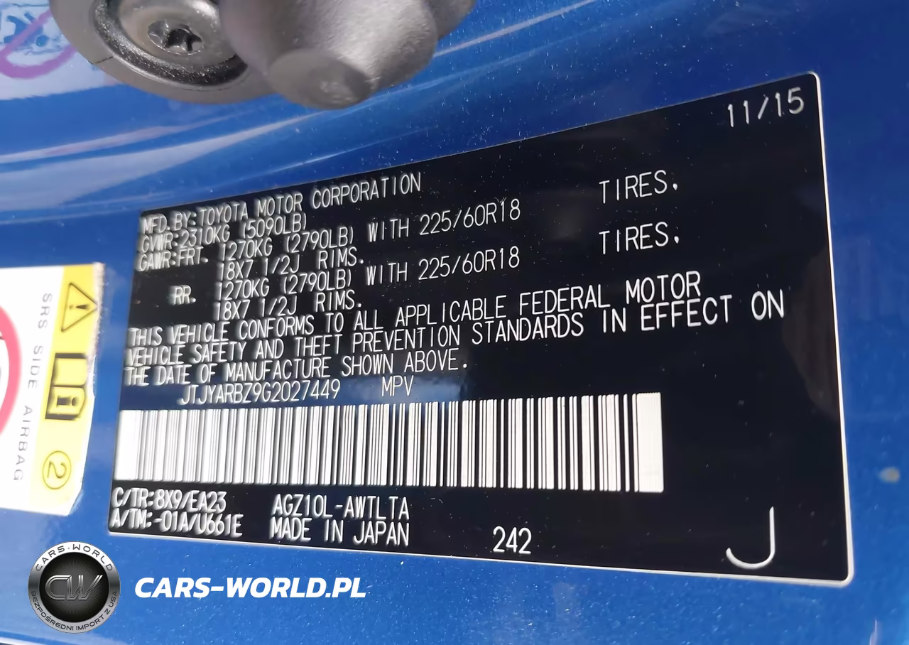 2016 Lexus Nx 200T VIN:JTJYARBZ9G2027449 - 9