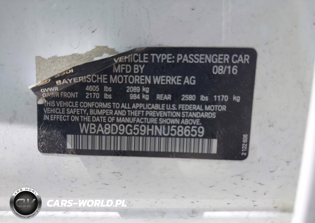 2017 BMW 330I xDrive VIN:WBA8D9G59HNU58659 - 9