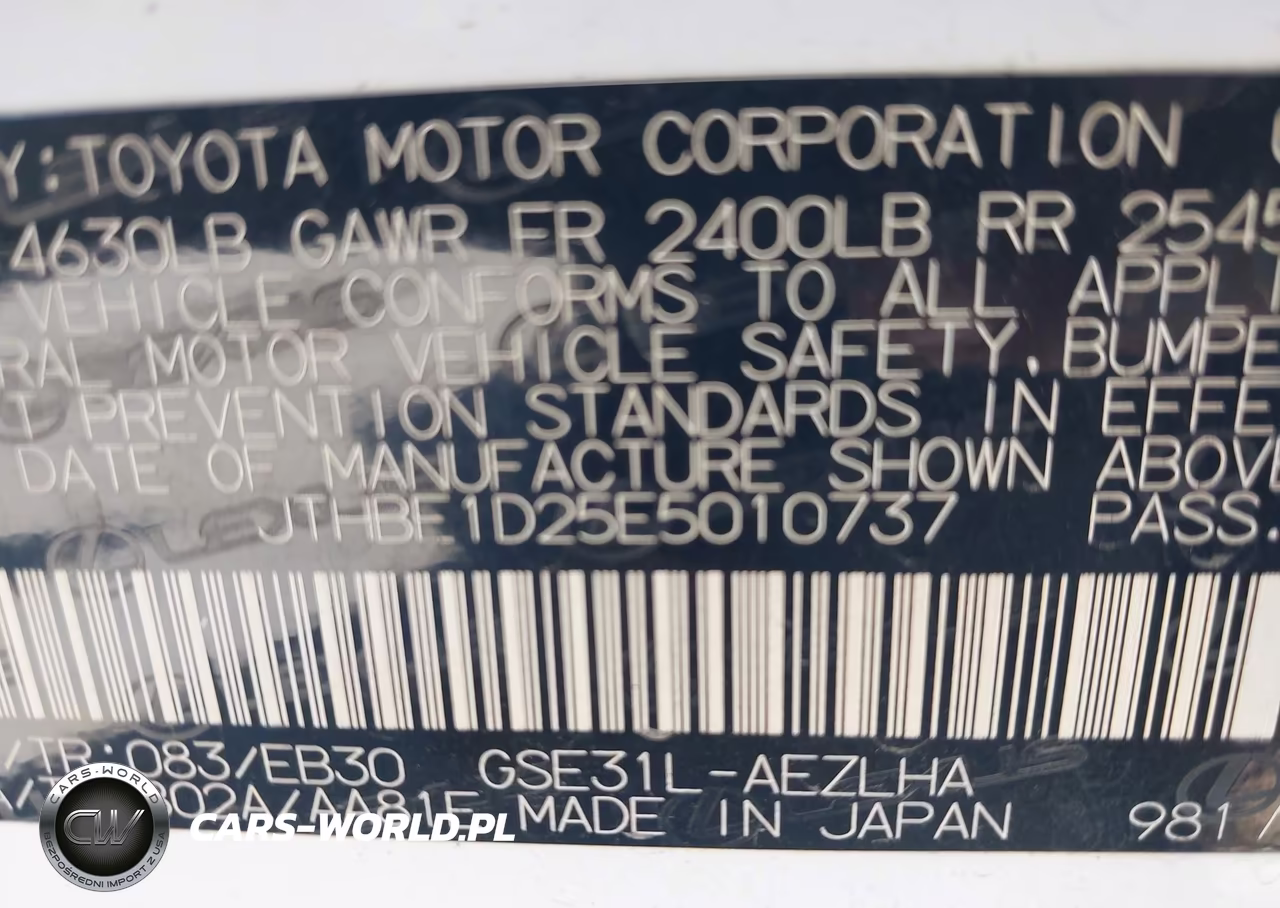 2014 Lexus Is 350 VIN:JTHBE1D25E5010737 - 9