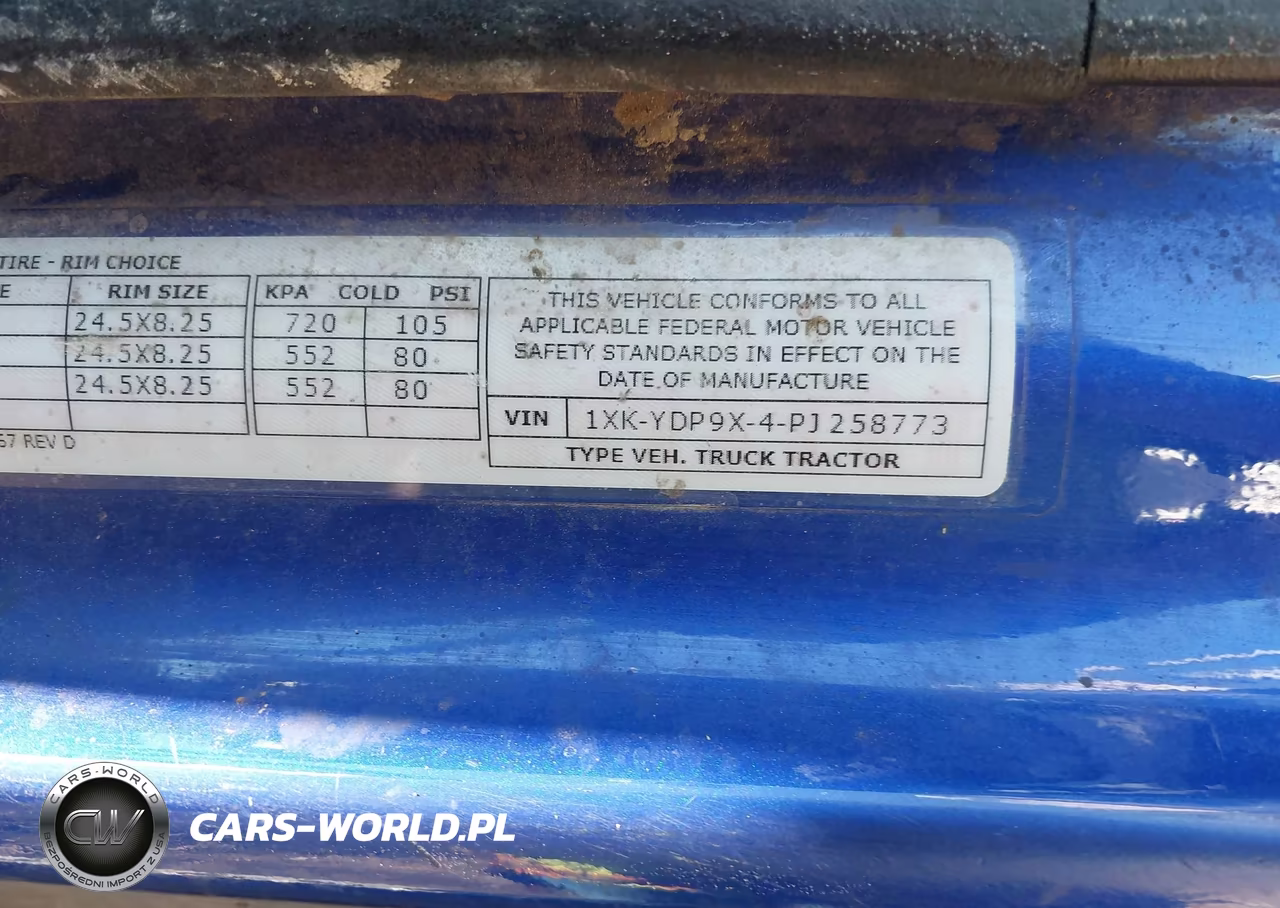 2023 Kenworth T680 VIN:1XKYDP9X4PJ258773 - 8