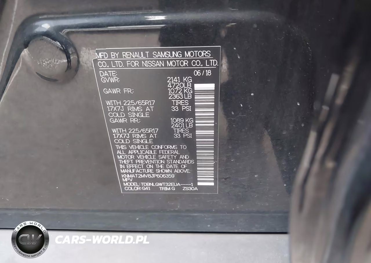 2018 Nissan Rogue Sv VIN:KNMAT2MV8JP606359 - 9