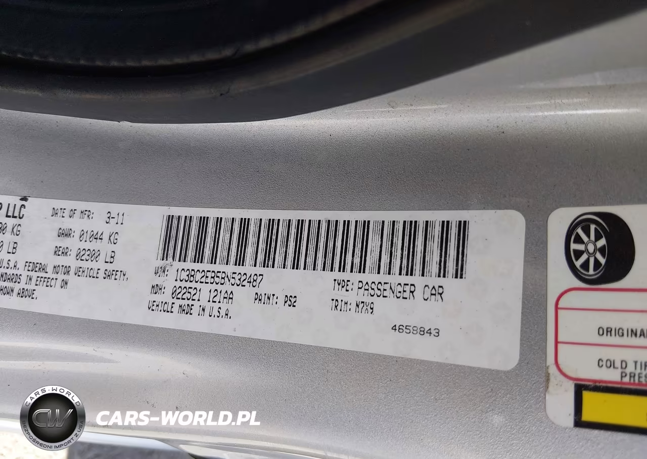 2011 Chrysler 200 Touring VIN:1C3BC2EB5BN532487 - 9