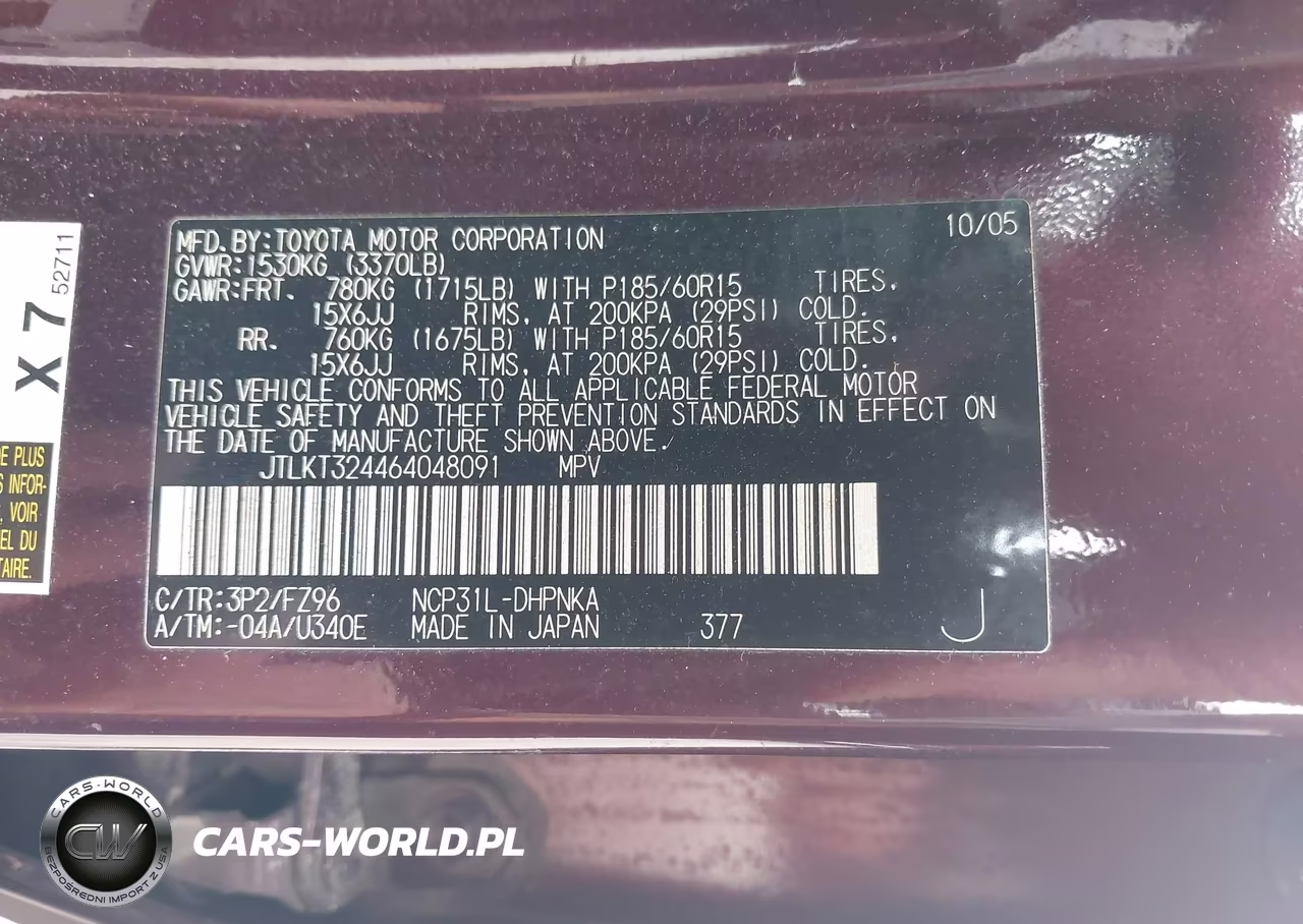 2006 Scion Xb VIN:JTLKT324464048091 - 9