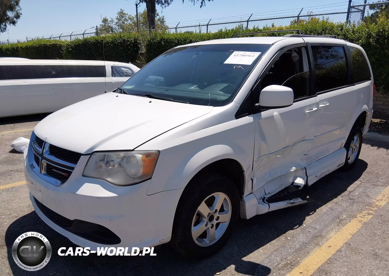 2012 Dodge Grand Caravan Sxt VIN:2C4RDGCG3CR319609 - 2