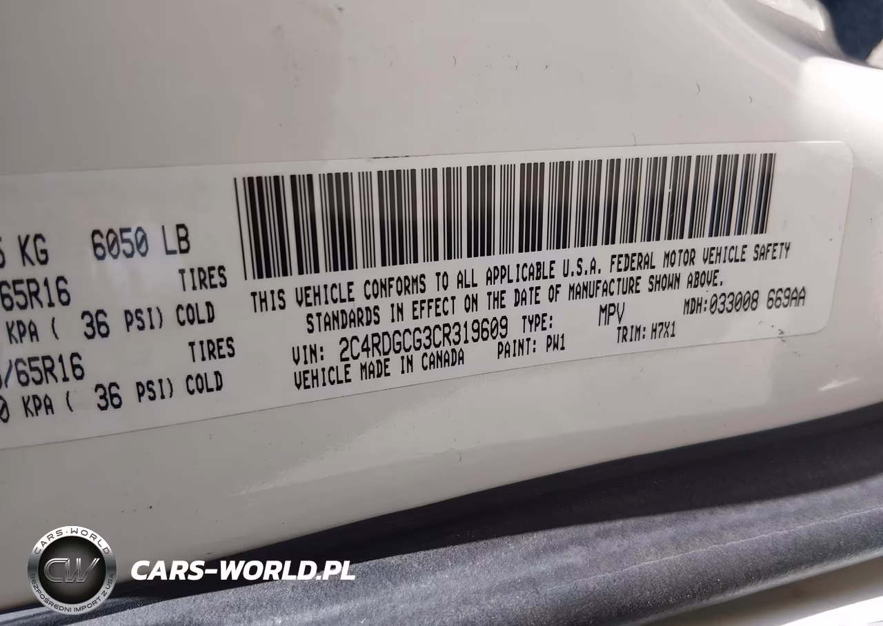 2012 Dodge Grand Caravan Sxt VIN:2C4RDGCG3CR319609 - 9