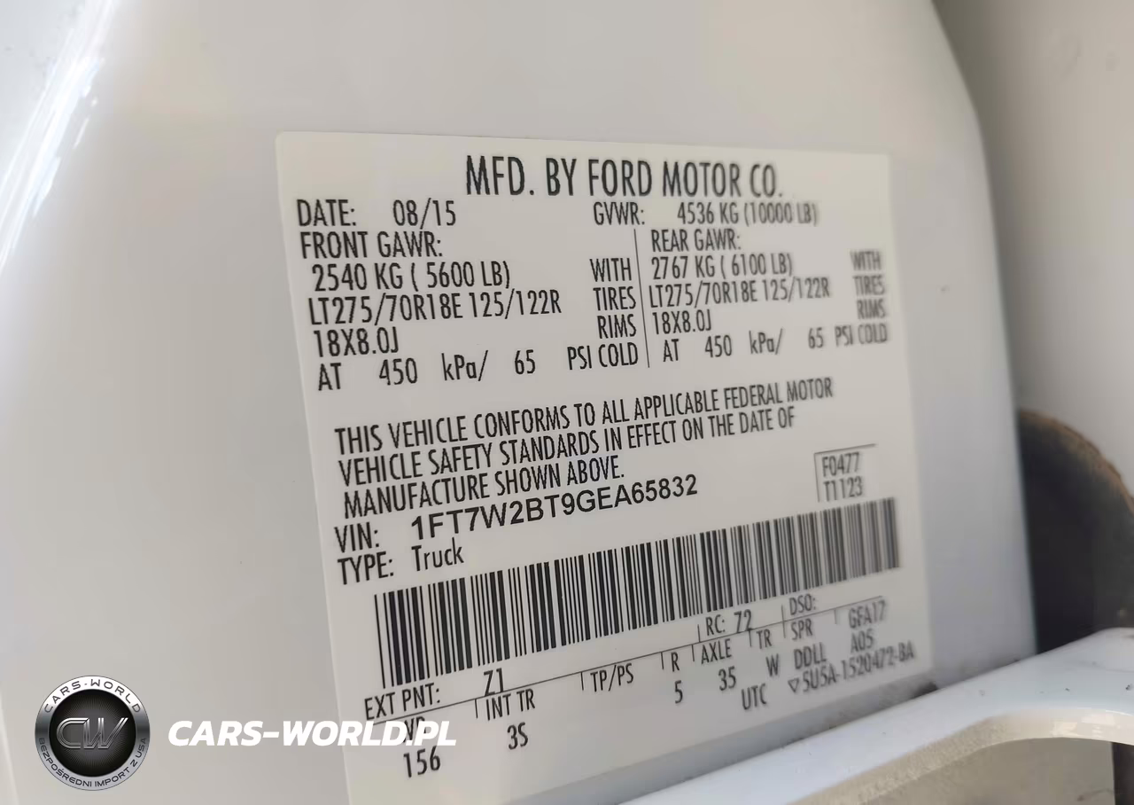 2016 Ford F-250 Xlt VIN:1FT7W2BT9GEA65832 - 9