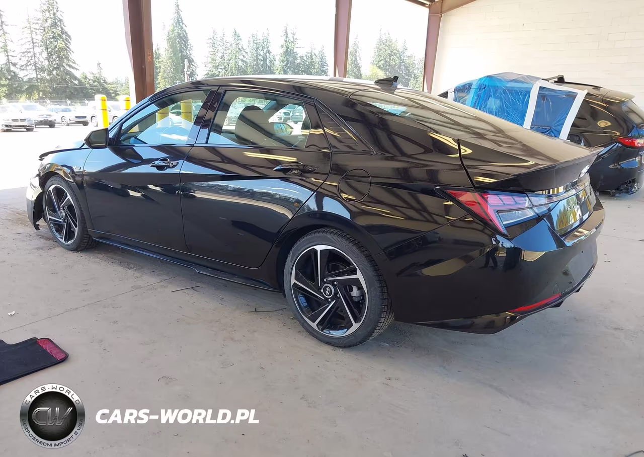 2022 Hyundai Elantra N Line VIN:KMHLR4AF2NU238893 - 3