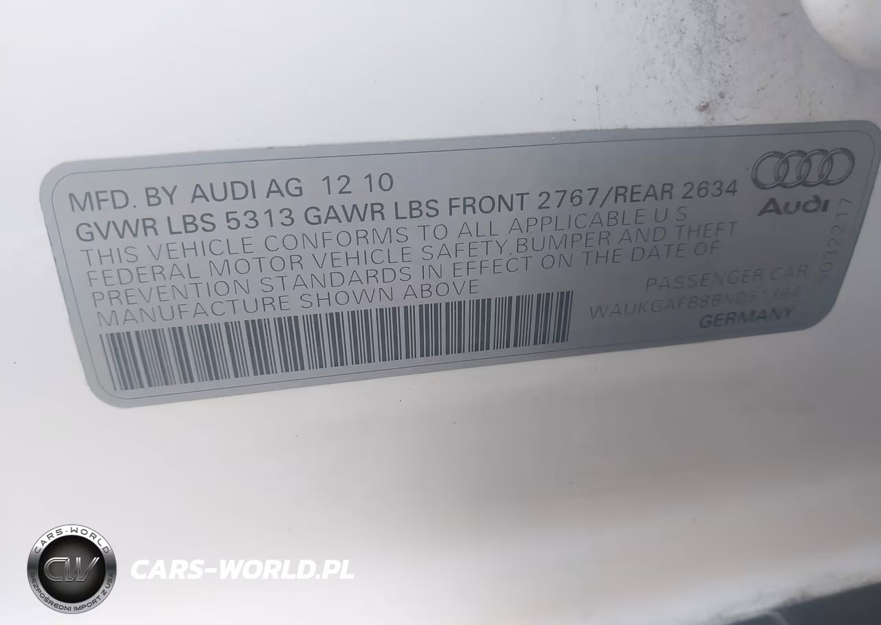 2011 Audi A6 3.0 Premium VIN:WAUKGAFB8BN051364 - 9