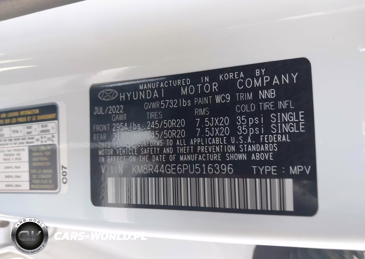 2023 Hyundai Palisade Sel VIN:KM8R44GE6PU516396 - 9
