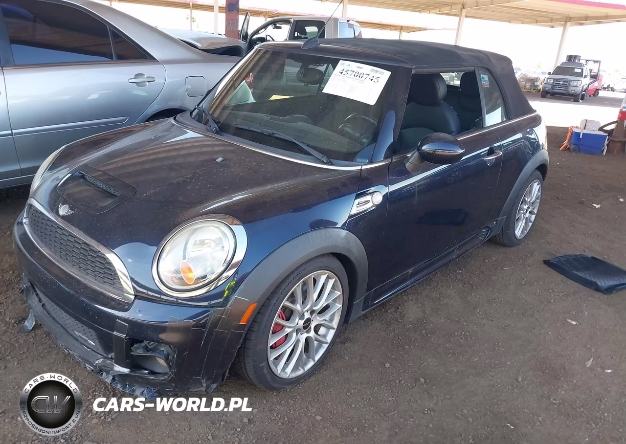 2013 Mini Convertible John Cooper Works VIN:WMWMR9C51DT499413 - 2