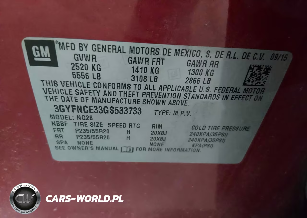 2016 Cadillac Srx Performance Collection VIN:3GYFNCE33GS533733 - 9