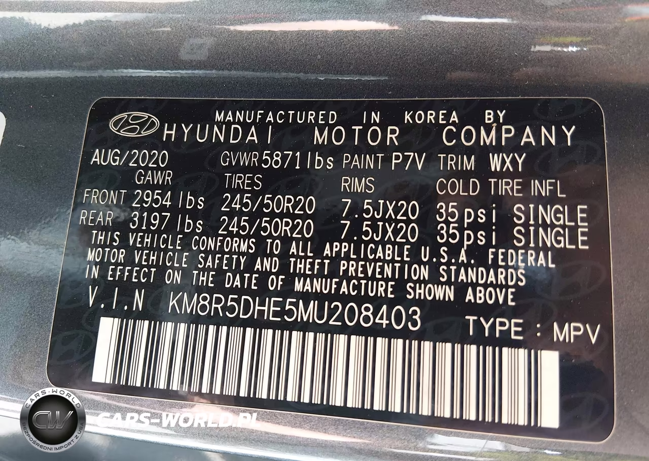 2021 Hyundai Palisade Limited VIN:KM8R5DHE5MU208403 - 9