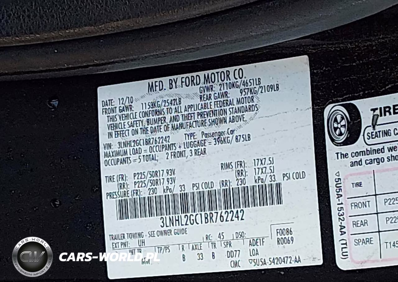 2011 Lincoln Mkz VIN:3LNHL2GC1BR762242 - 9