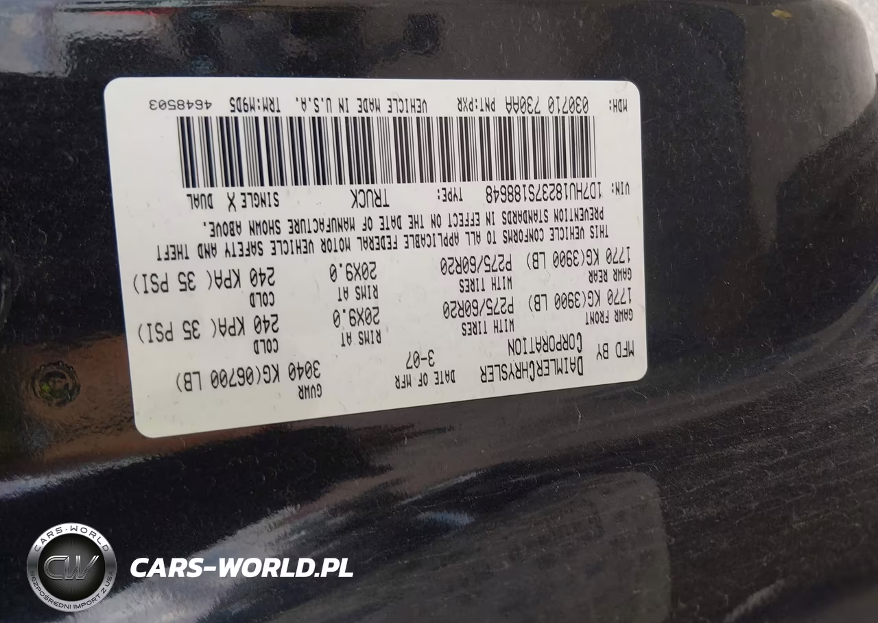 2007 Dodge Ram 1500 St-Slt VIN:1D7HU18237S188648 - 9