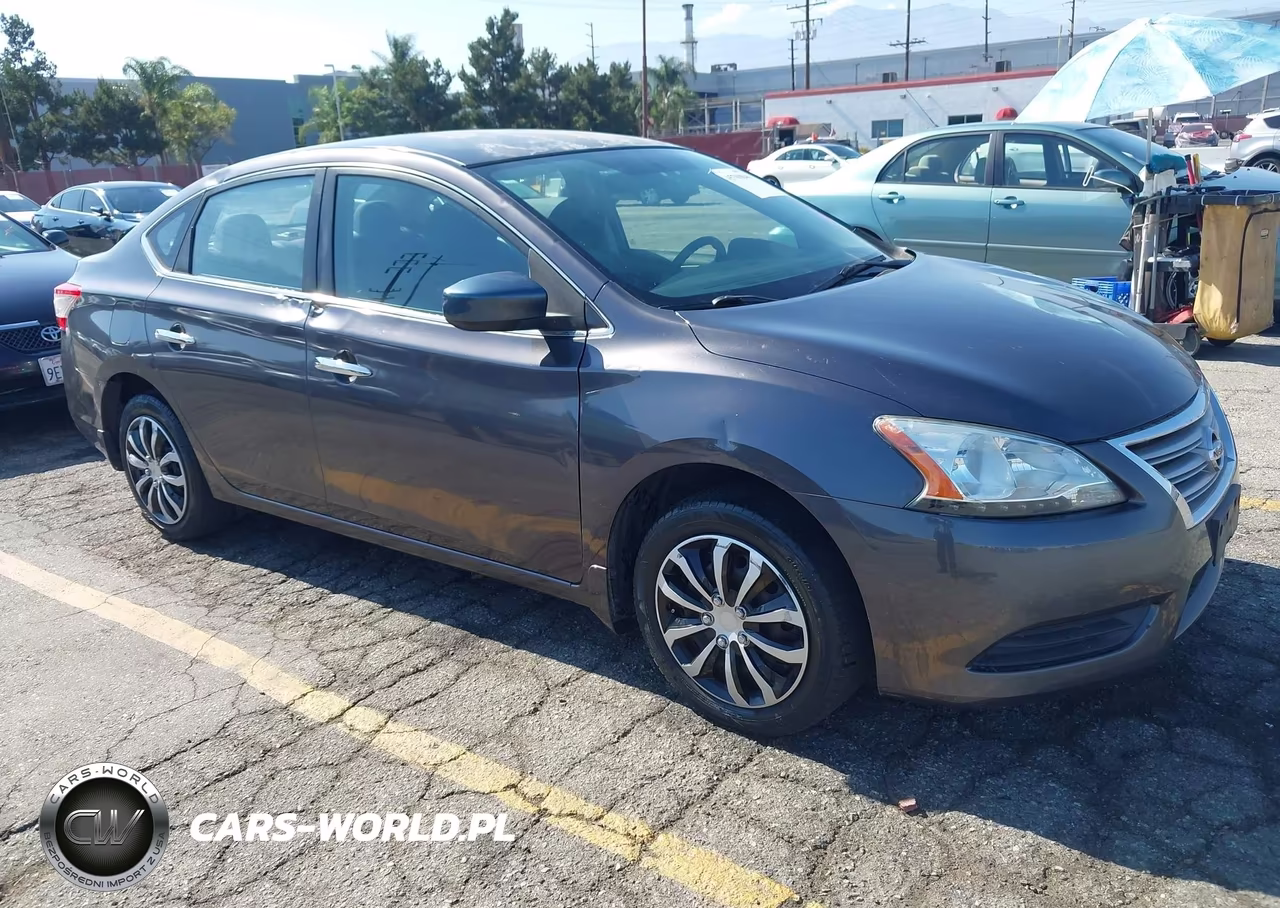 2014 Nissan Sentra Sv VIN:3N1AB7AP8EY313154 - 1