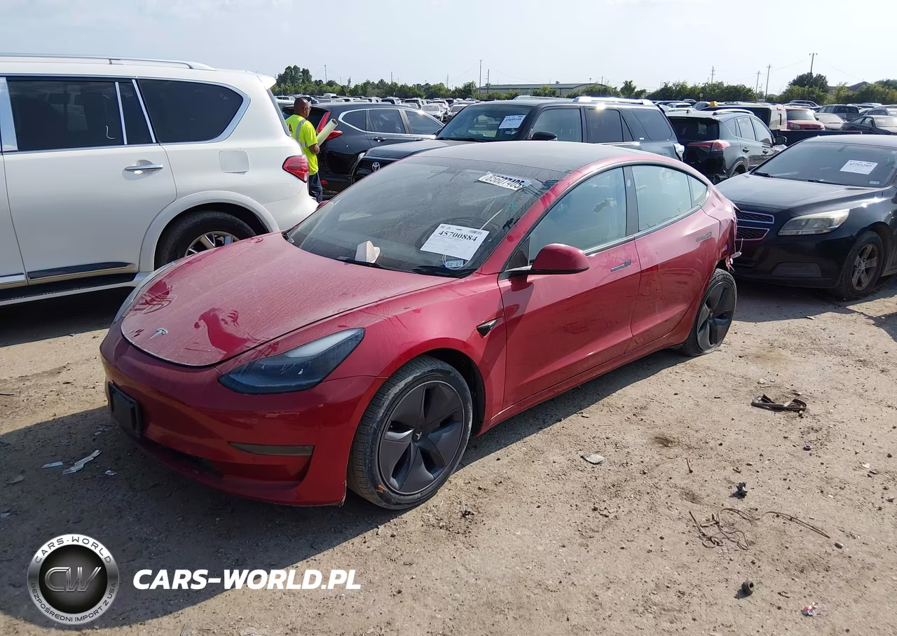 2021 Tesla Model 3 Standard Range Plus Rear-Wheel Drive VIN:5YJ3E1EA2MF095402 - 2