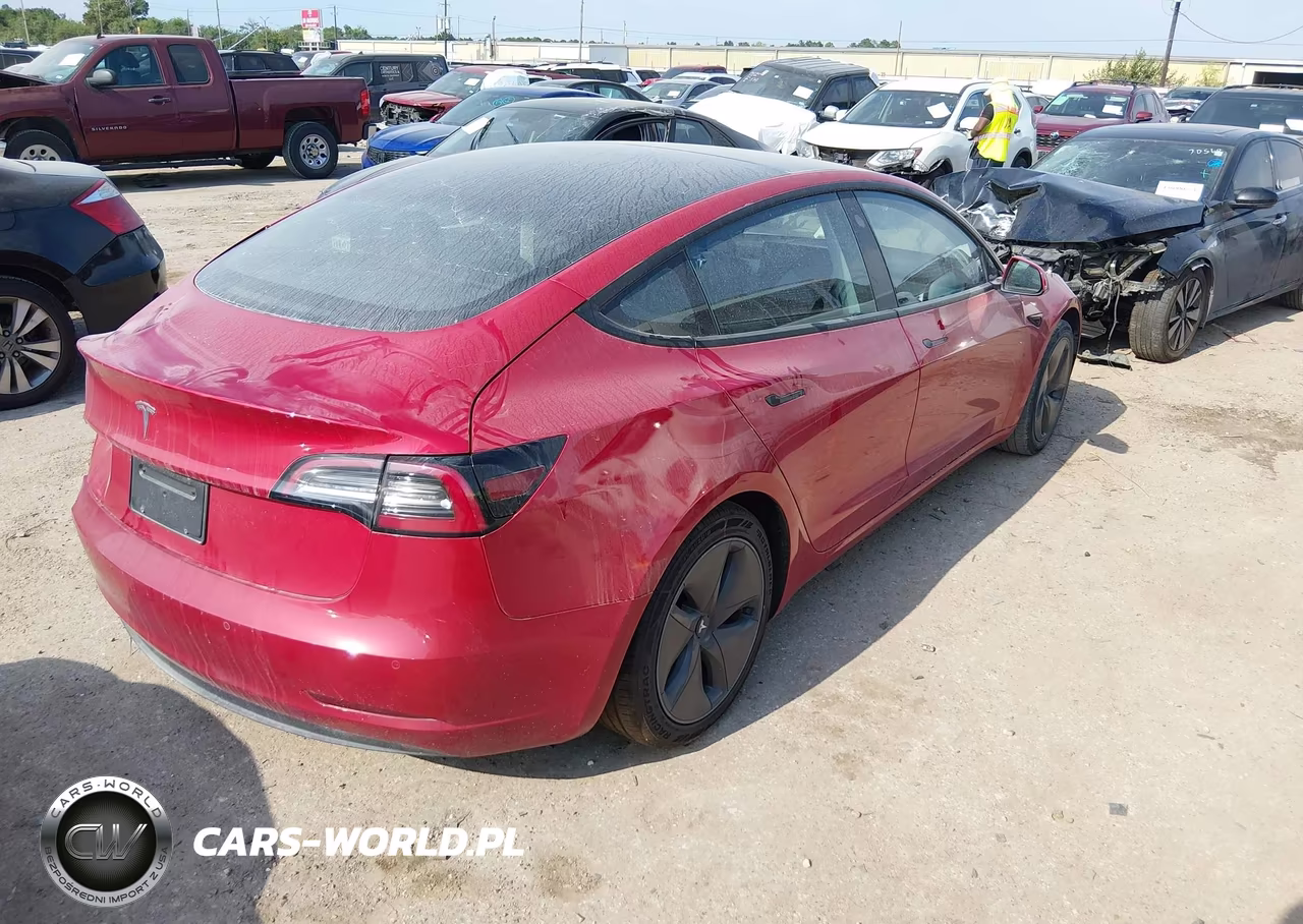 2021 Tesla Model 3 Standard Range Plus Rear-Wheel Drive VIN:5YJ3E1EA2MF095402 - 4