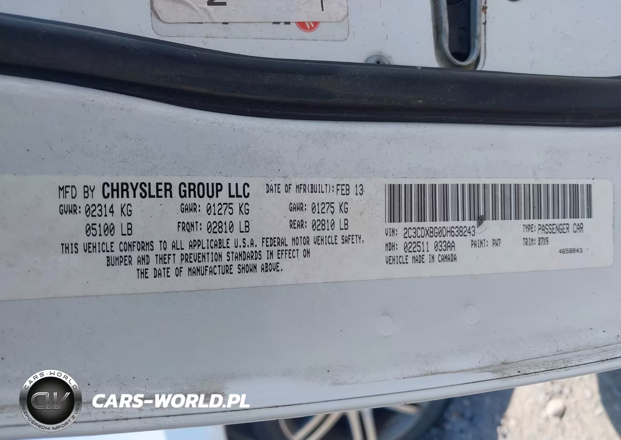 2013 Dodge Charger Se VIN:2C3CDXBG0DH638243 - 9