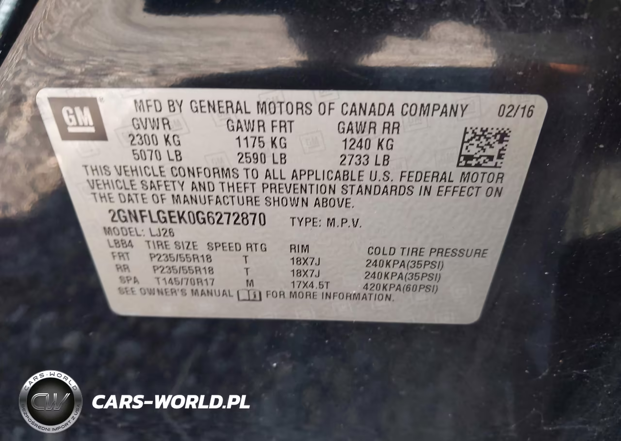 2016 Chevrolet Equinox Ltz VIN:2GNFLGEK0G6272870 - 9