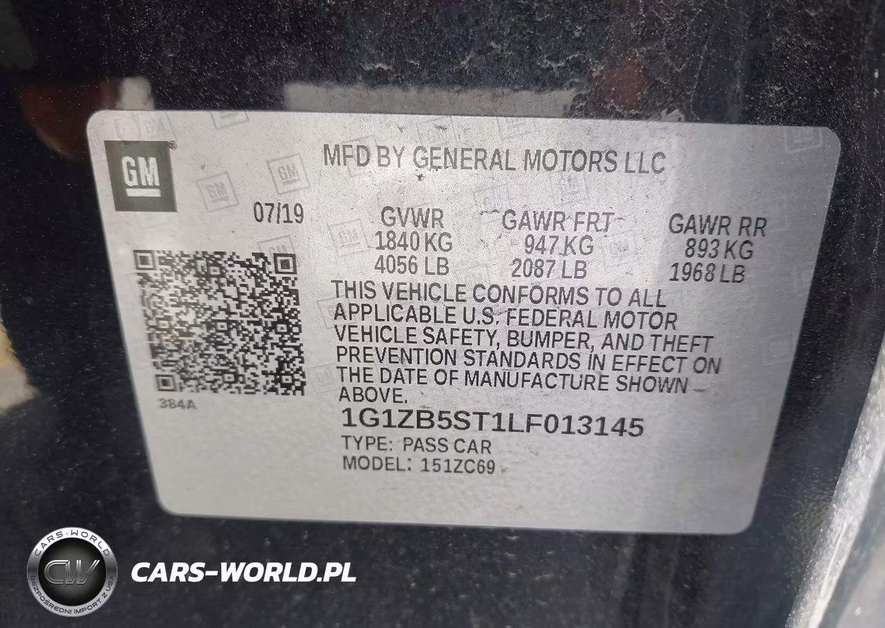 2020 Chevrolet Malibu Fwd Ls VIN:1G1ZB5ST1LF013145 - 9