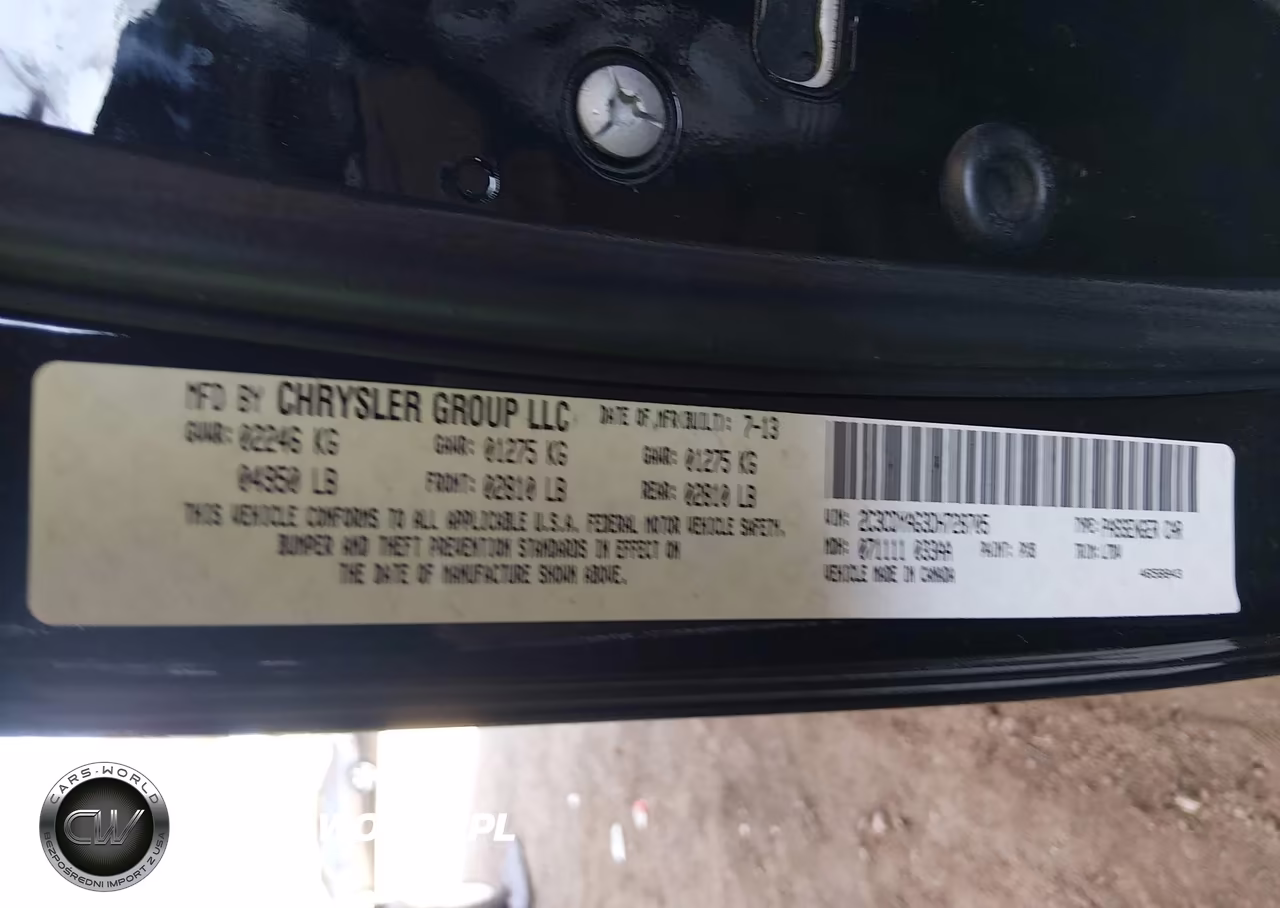 2013 Dodge Challenger Sxt VIN:2C3CDYAG3DH728705 - 9