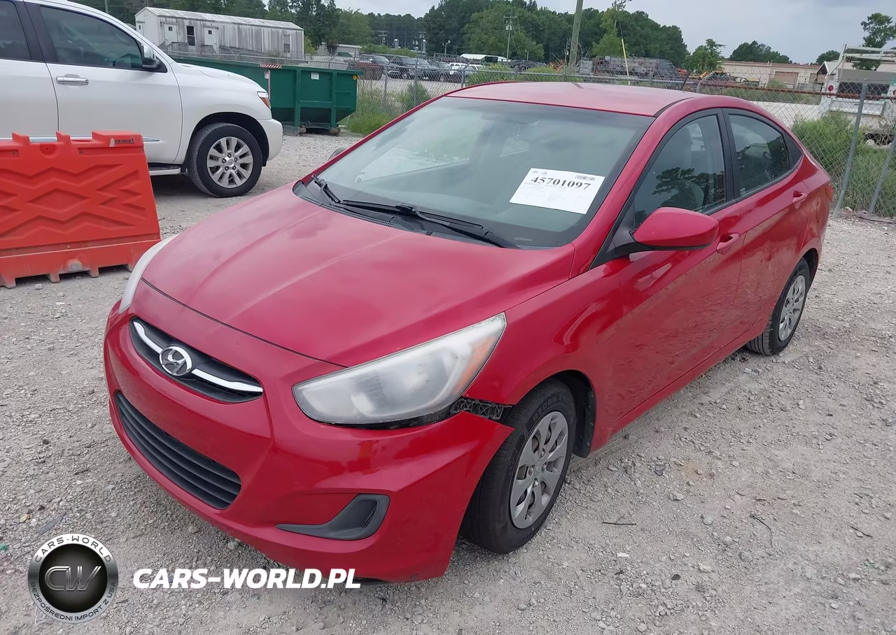 2015 Hyundai Accent Gls VIN:KMHCT4AE1FU862095 - 2