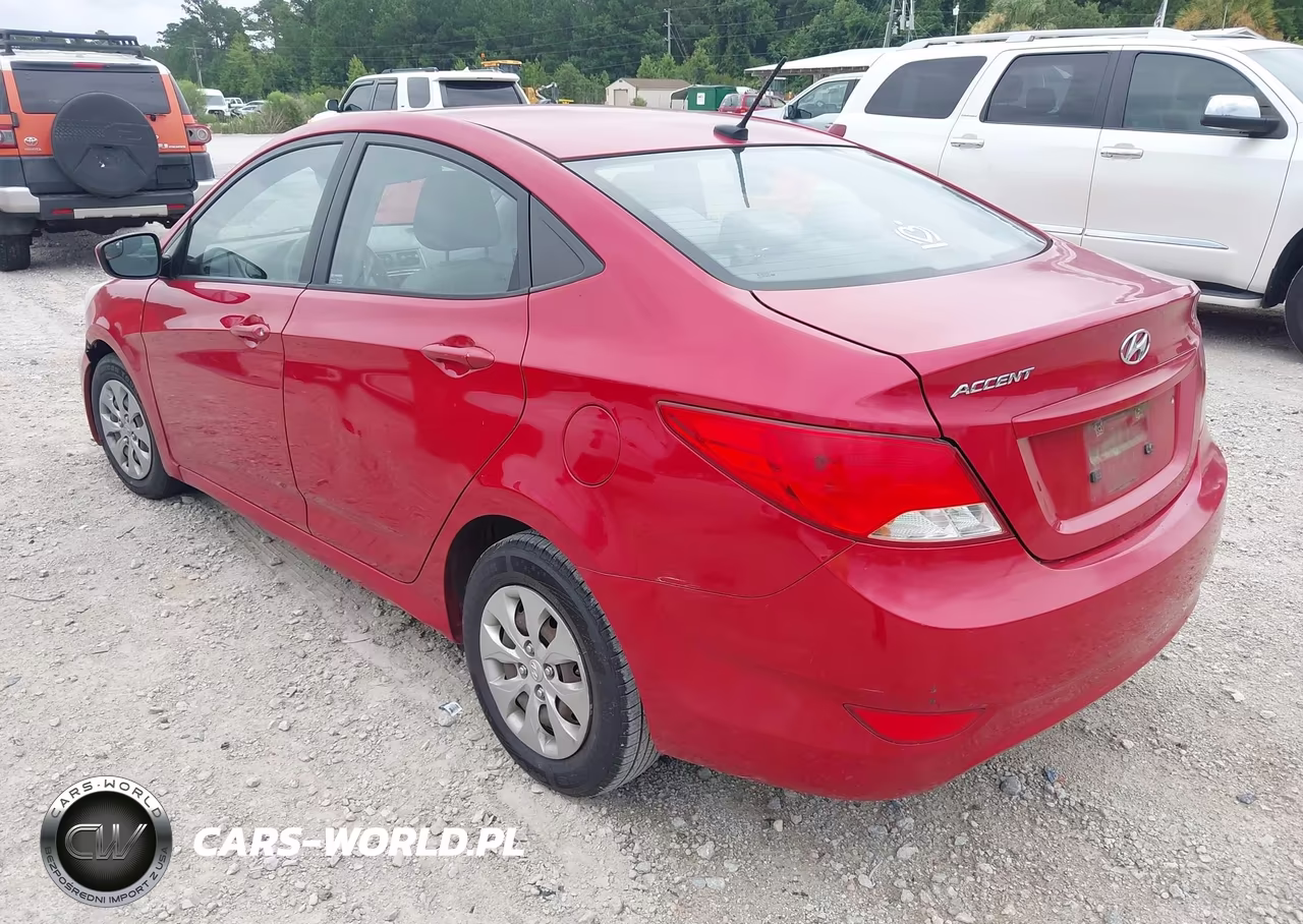 2015 Hyundai Accent Gls VIN:KMHCT4AE1FU862095 - 3