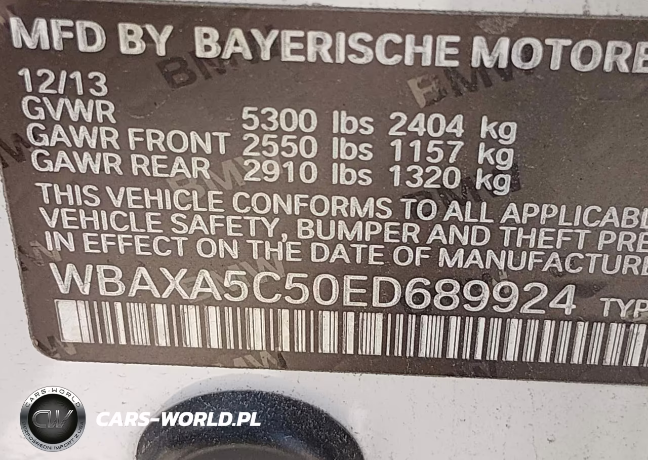 2014 BMW 535D VIN:WBAXA5C50ED689924 - 9