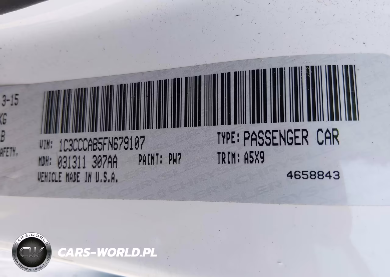 2015 Chrysler 200 Limited VIN:1C3CCCAB5FN679107 - 9