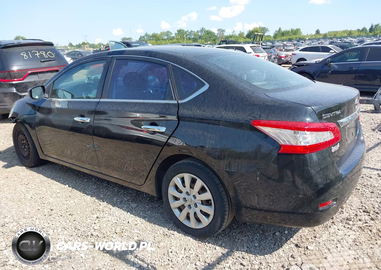 2013 Nissan Sentra Sv VIN:1N4AB7AP1DN904926 - 3