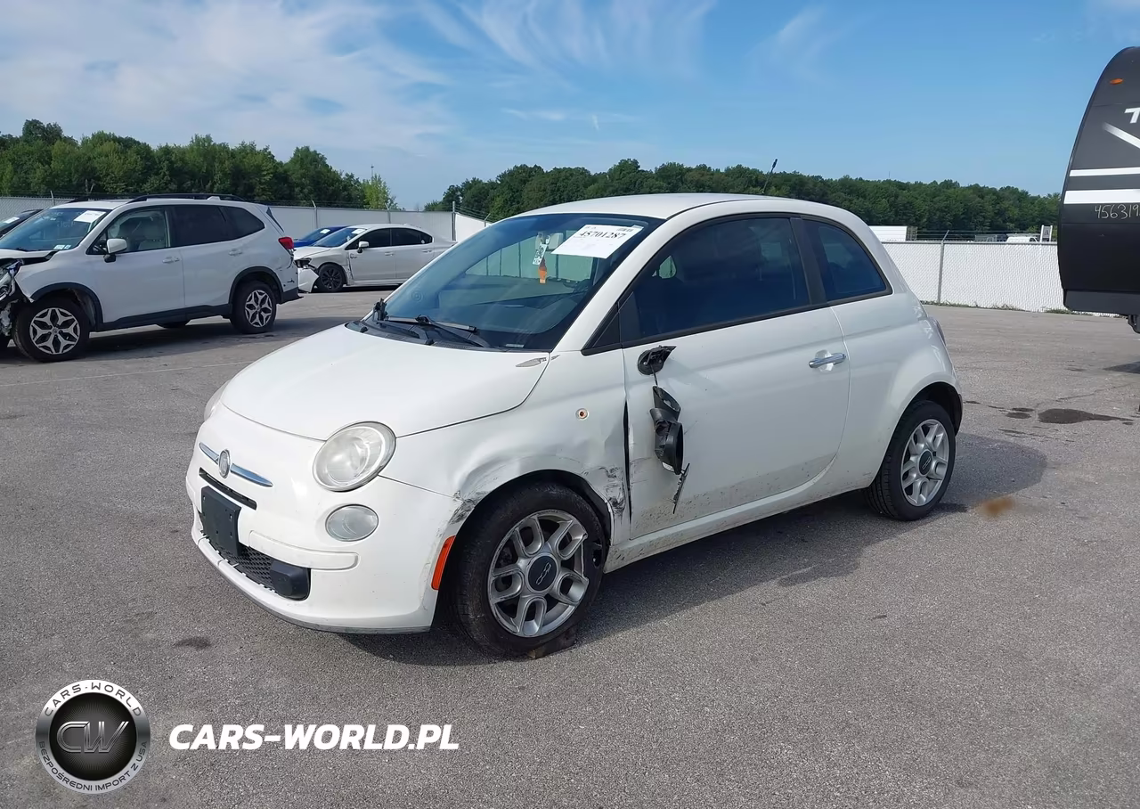 2013 Fiat 500 Pop VIN:3C3CFFAR6DT553258 - 2