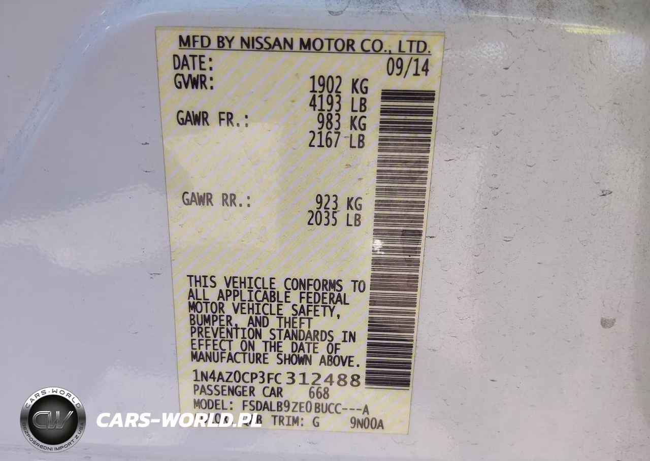 2015 Nissan Leaf S VIN:1N4AZ0CP3FC312488 - 9