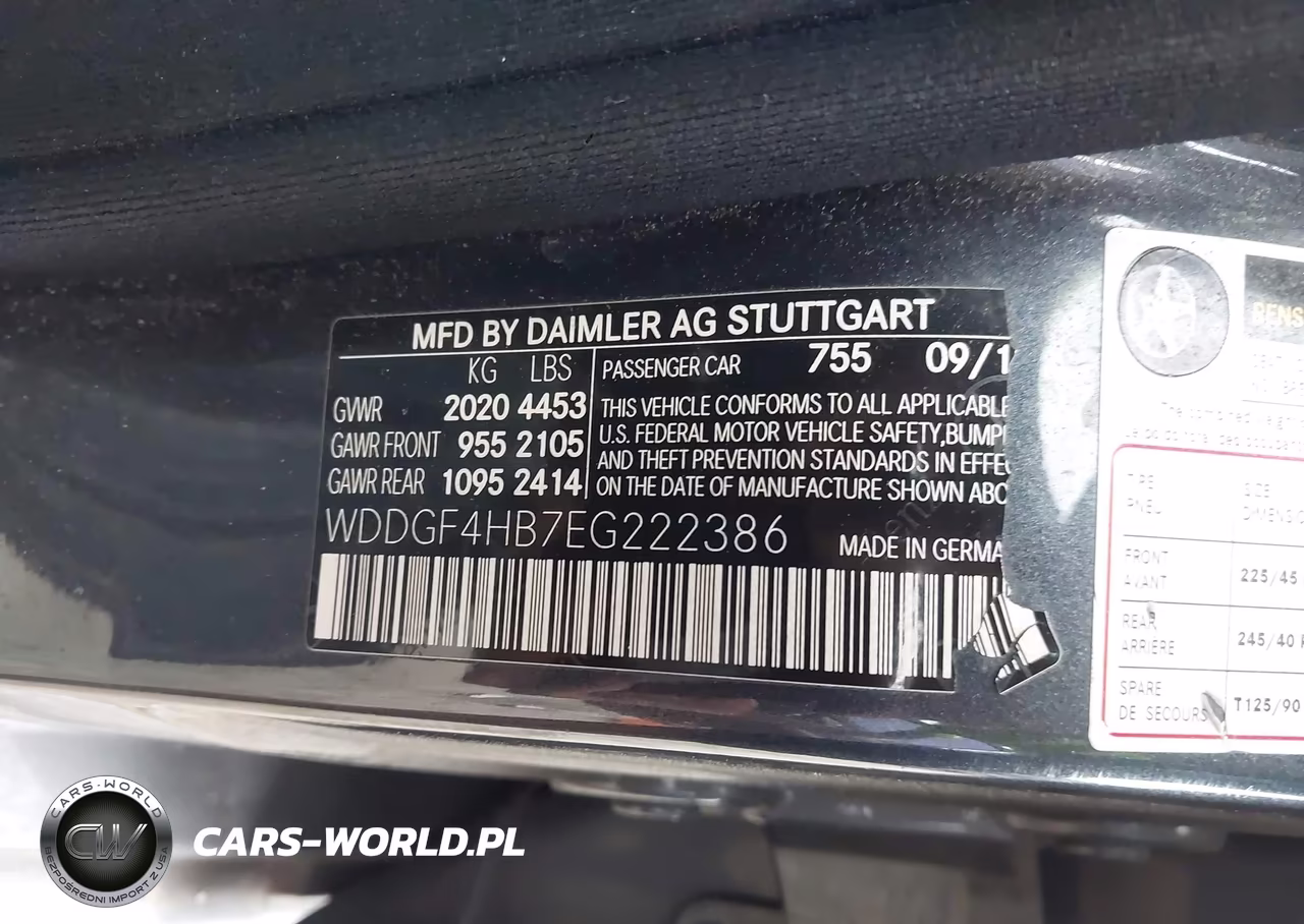 2014 Mercedes-Benz C 250 Sport VIN:WDDGF4HB7EG222386 - 9