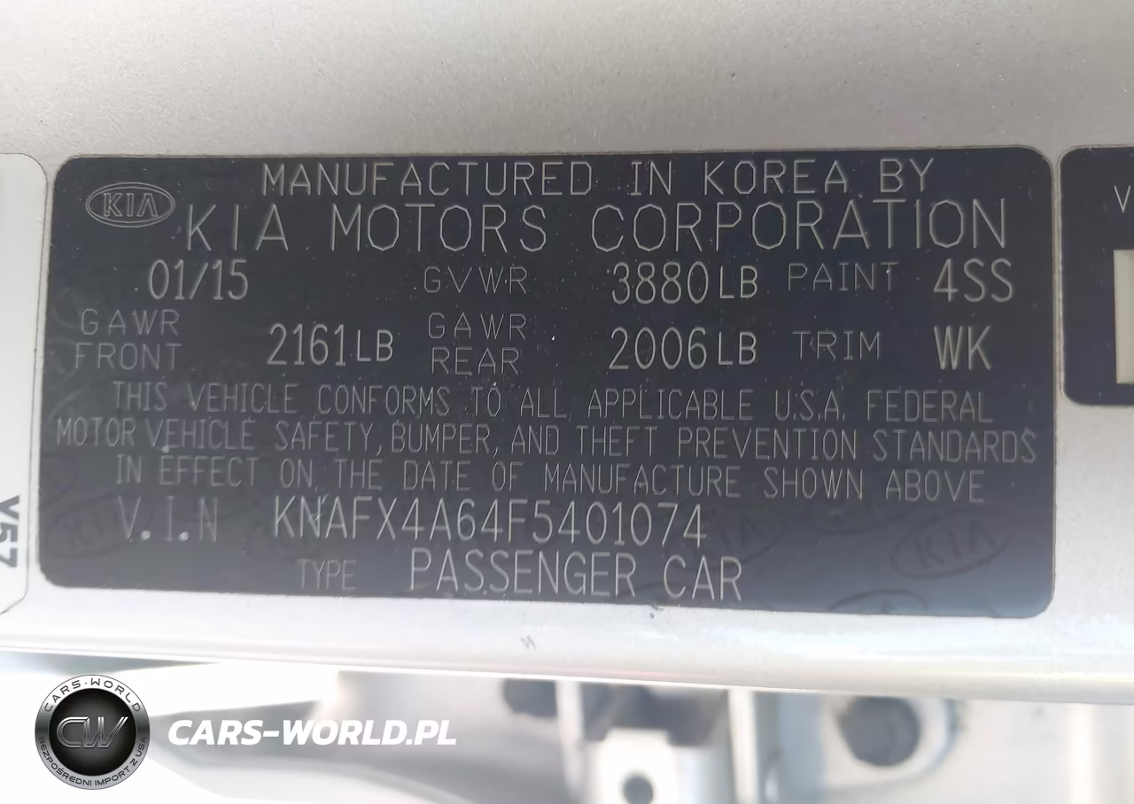 2015 Kia Forte Lx VIN:KNAFX4A64F5401074 - 9
