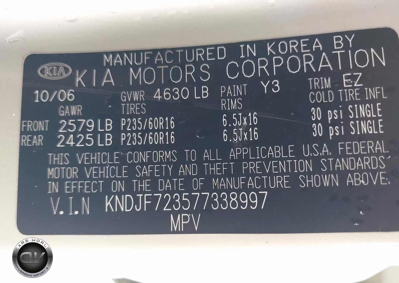 2007 Kia Sportage Lx V6 VIN:KNDJF723577338997 - 9