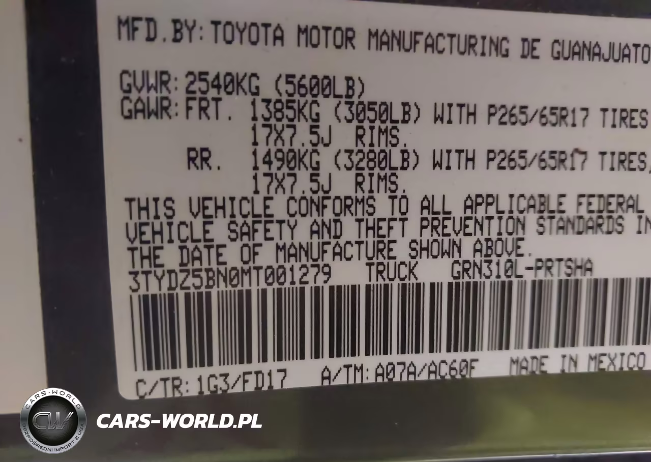 2021 Toyota Tacoma Trd Sport VIN:3TYDZ5BN0MT001279 - 9