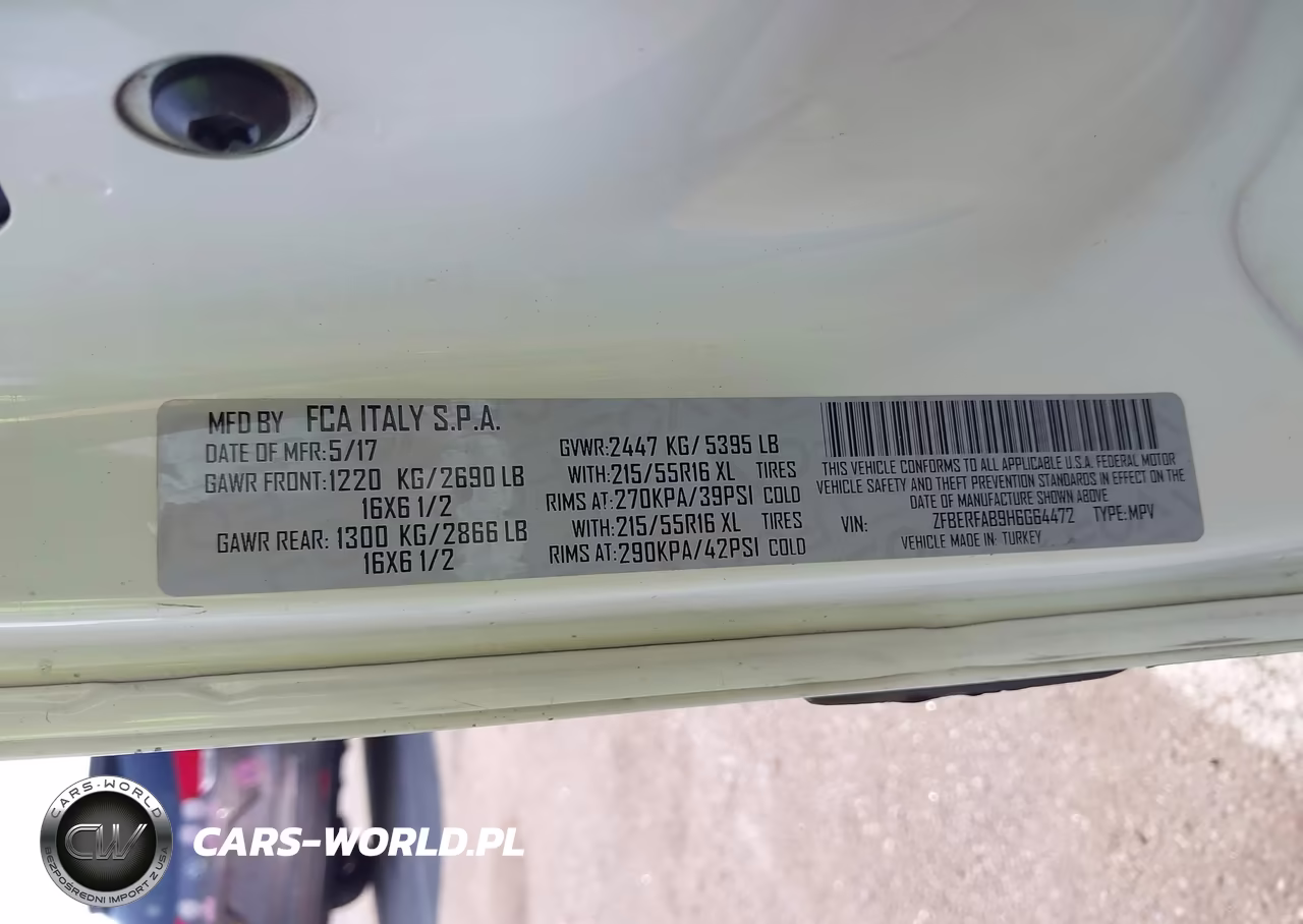 2017 Ram Promaster City Tradesman VIN:ZFBERFAB9H6G64472 - 9