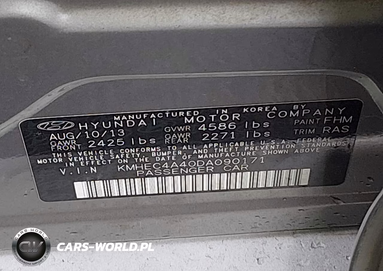 2013 Hyundai Sonata Hybrid Limited VIN:KMHEC4A40DA090171 - 9