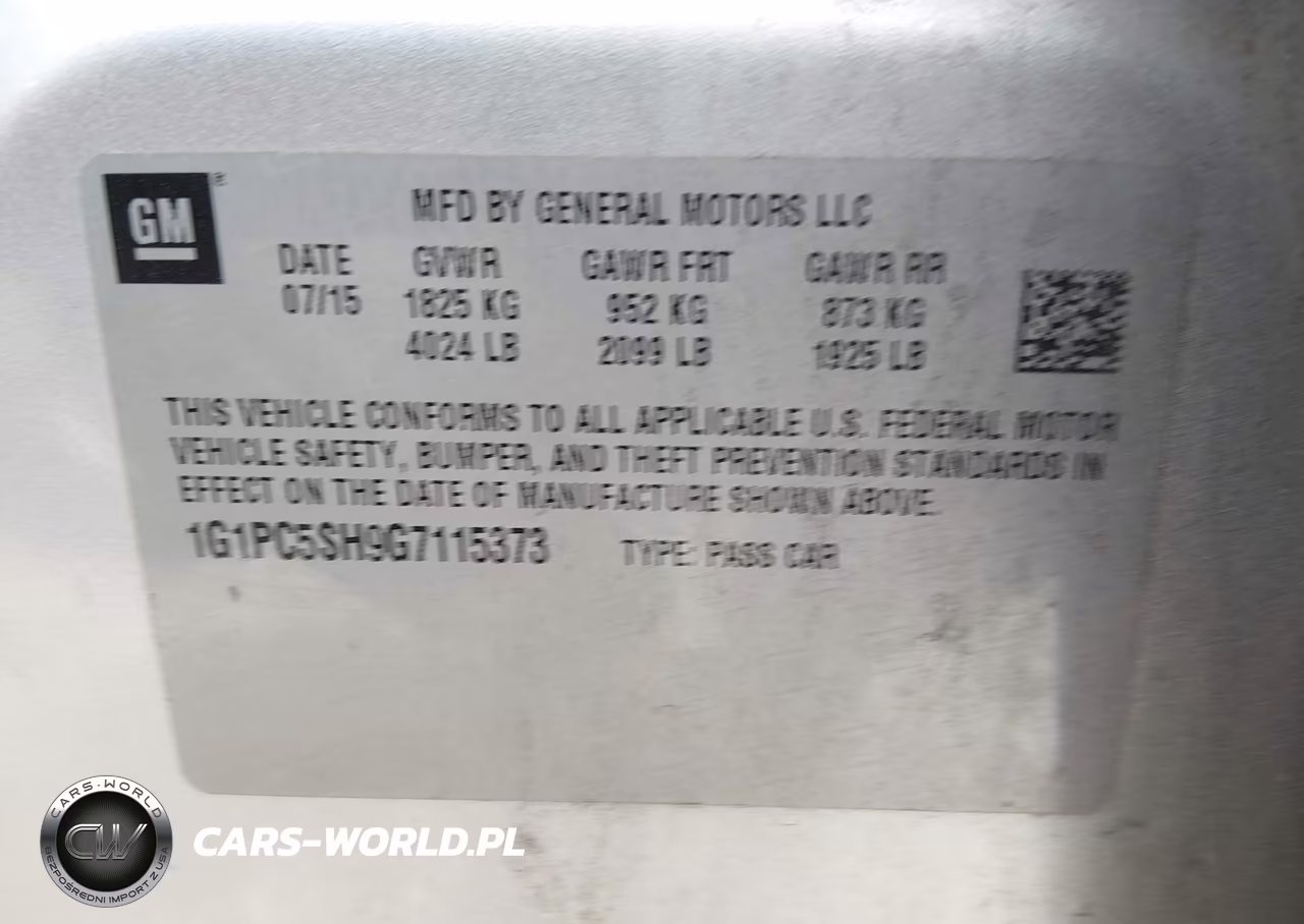 2016 Chevrolet Cruze Limited Ls Auto VIN:1G1PC5SH9G7115373 - 9
