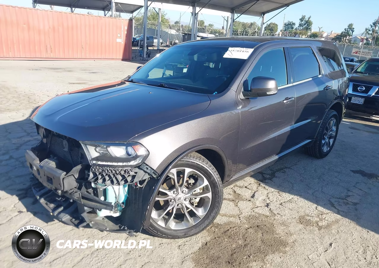 2019 Dodge Durango Gt Plus Rwd VIN:1C4RDHDG8KC824508 - 2