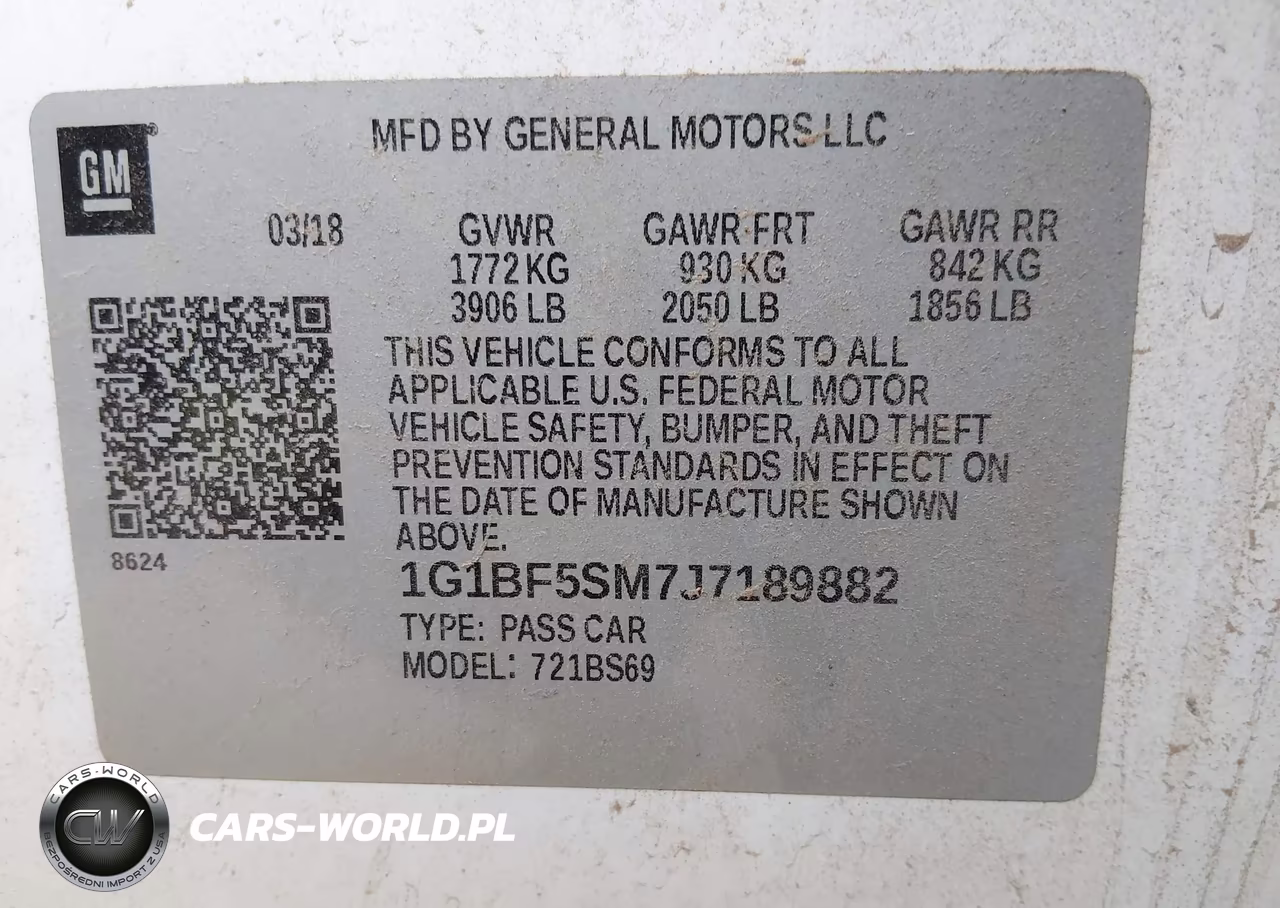 2018 Chevrolet Cruze Premier Auto VIN:1G1BF5SM7J7189882 - 9