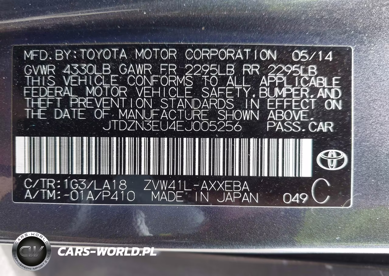 2014 Toyota Prius V Five-Three-Two VIN:JTDZN3EU4EJ005256 - 9
