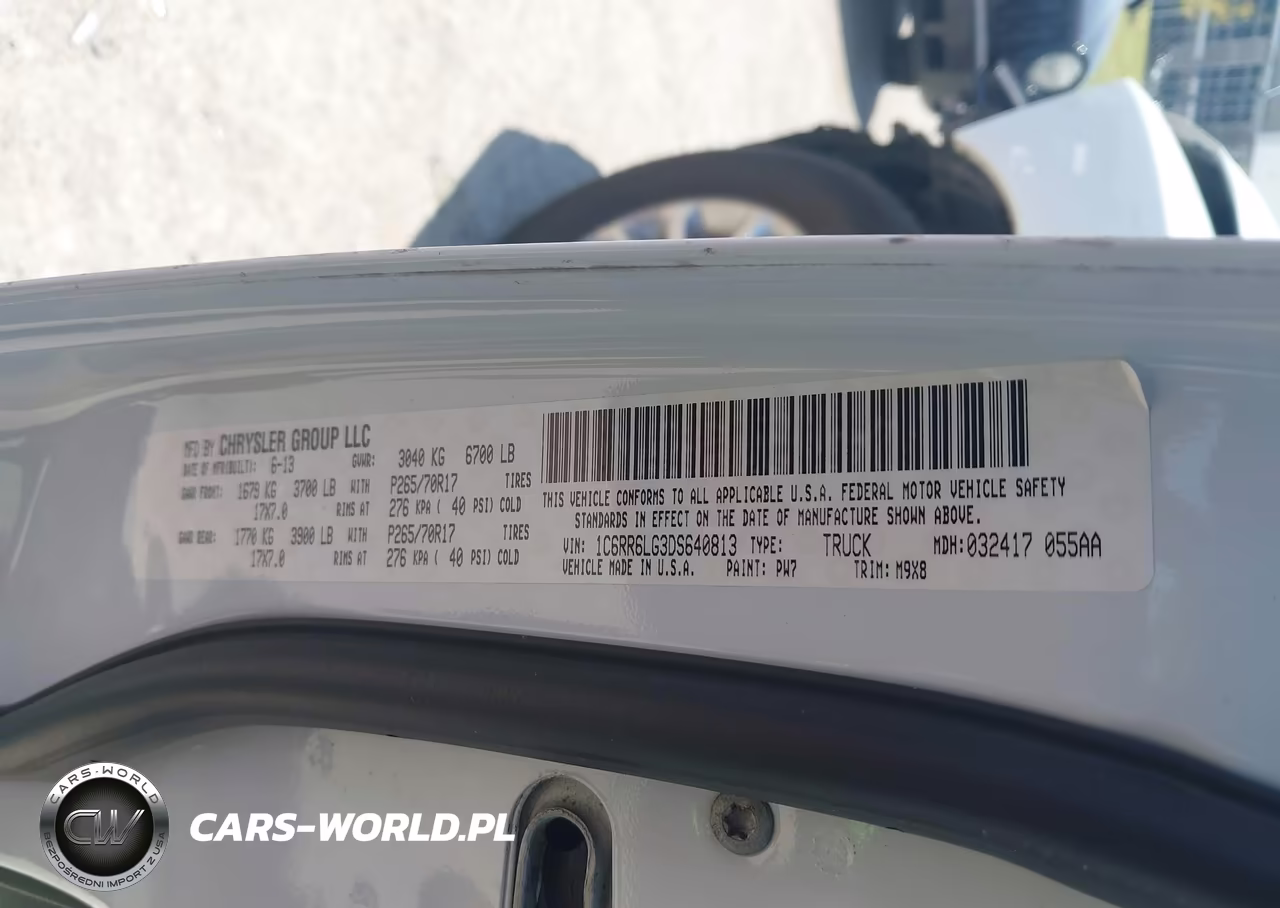 2013 Ram 1500 Slt VIN:1C6RR6LG3DS640813 - 9