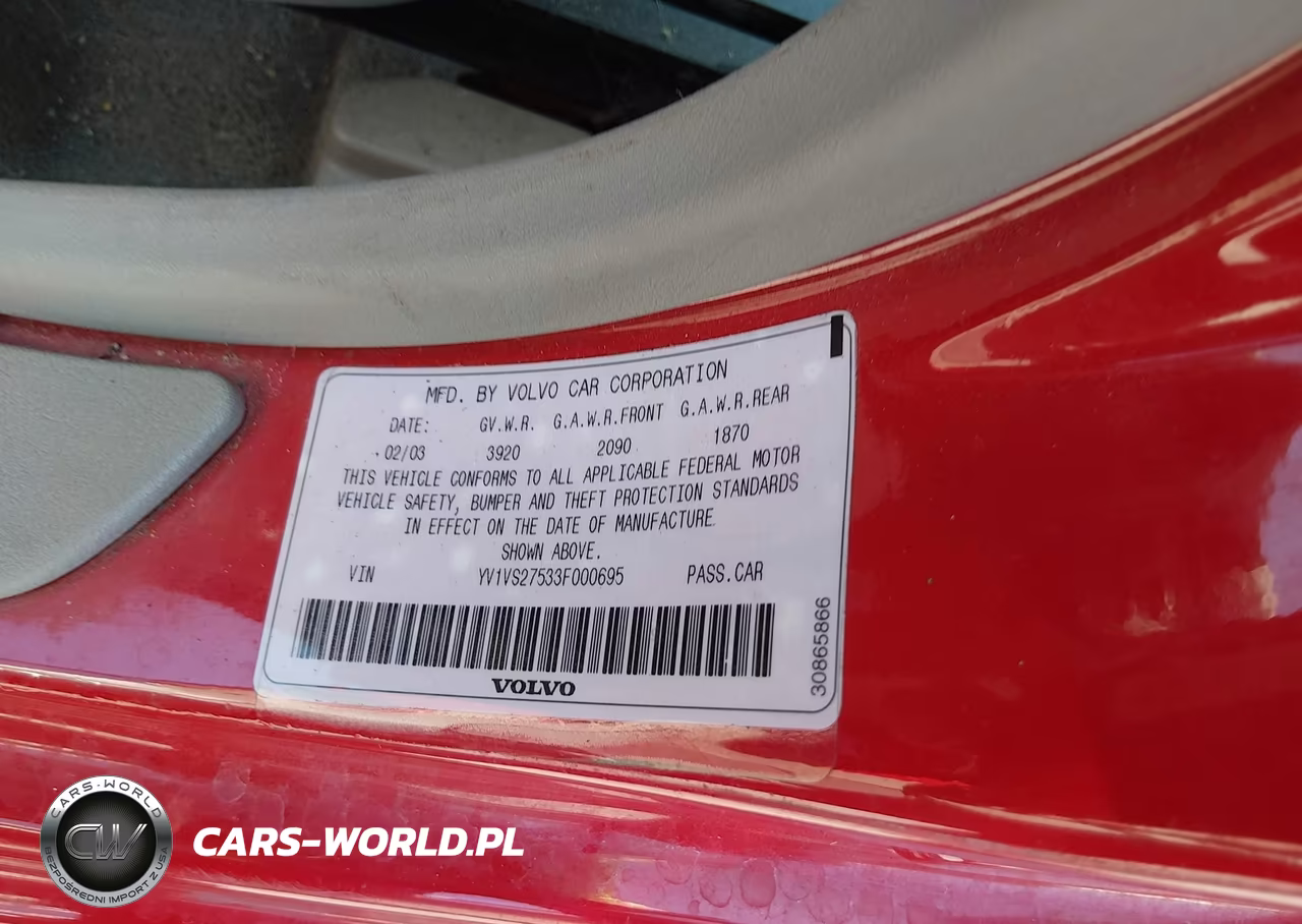 2003 Volvo S40 A VIN:YV1VS27533F000695 - 9