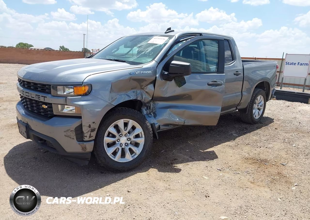 2021 Chevrolet Silverado 1500 2Wd Short Bed Custom VIN:3GCPWBEK3MG119956 - 2