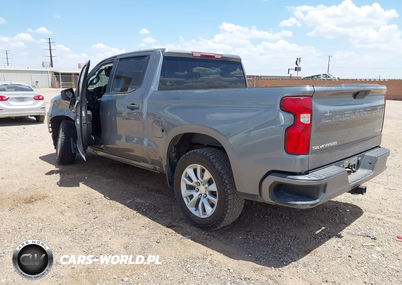 2021 Chevrolet Silverado 1500 2Wd Short Bed Custom VIN:3GCPWBEK3MG119956 - 3