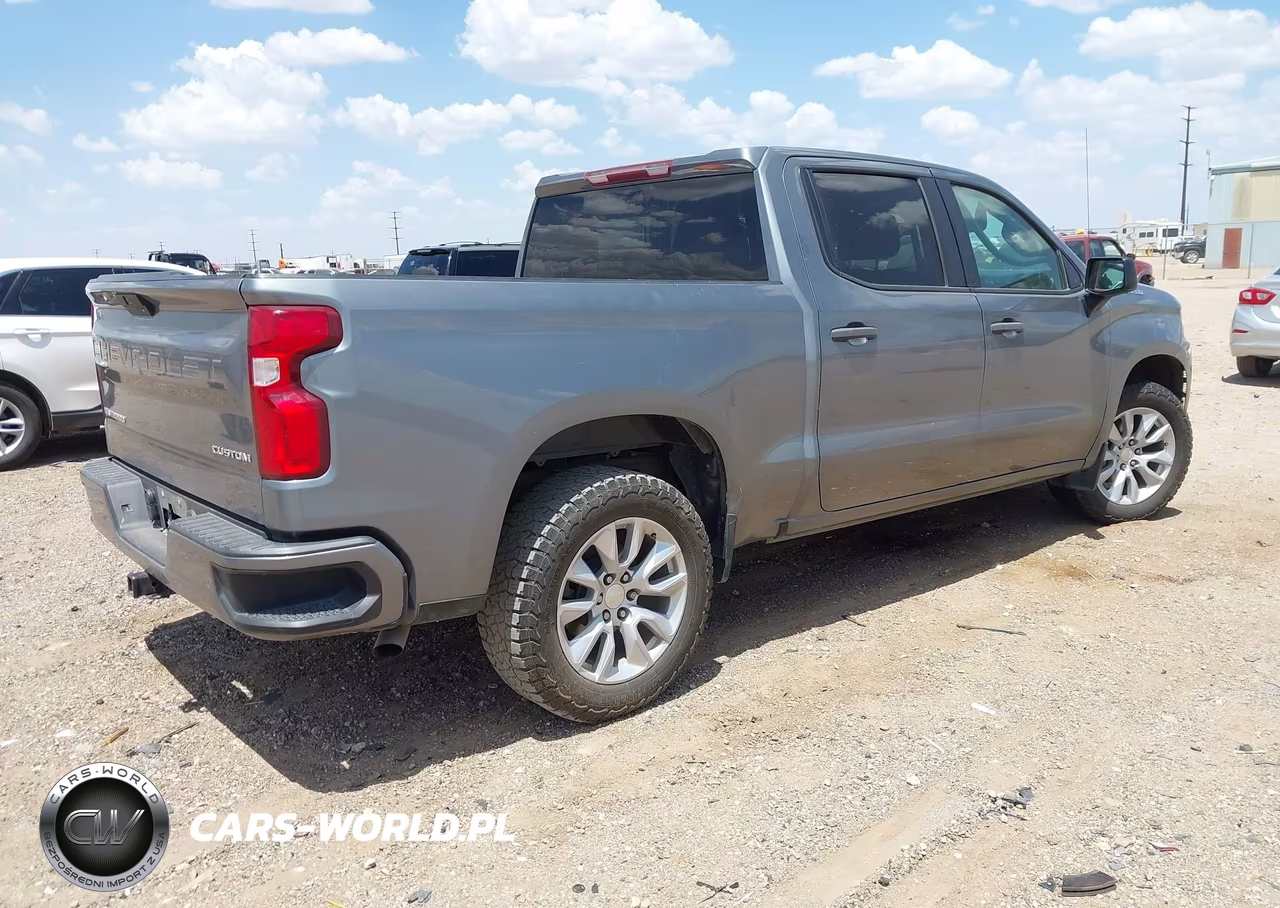 2021 Chevrolet Silverado 1500 2Wd Short Bed Custom VIN:3GCPWBEK3MG119956 - 4