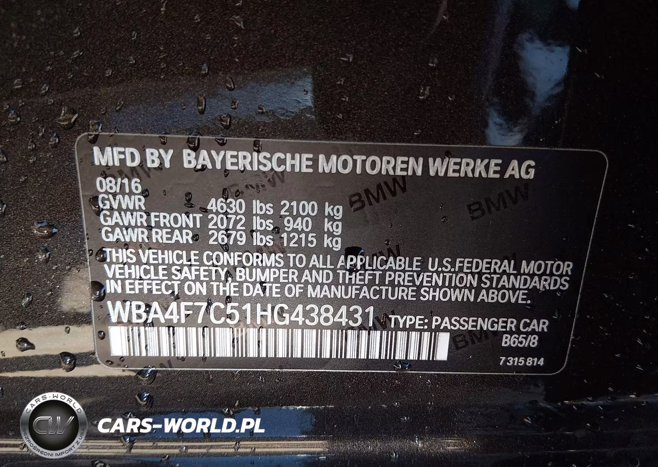 2017 BMW 430I Gran Coupe VIN:WBA4F7C51HG438431 - 9